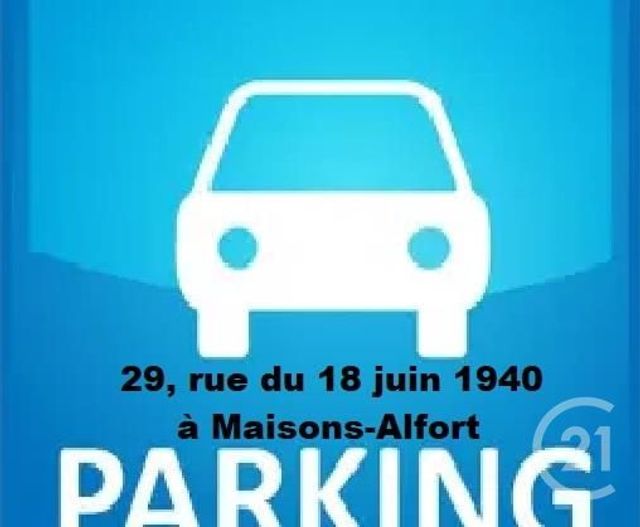 Parking à vendre MAISONS ALFORT