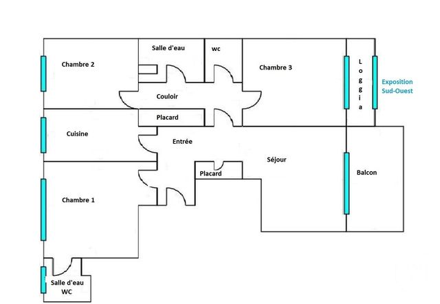Appartement F4 à vendre - 4 pièces - 81.65 m2 - MAISONS ALFORT - 94 - ILE-DE-FRANCE - Century 21 Lb Immobilier